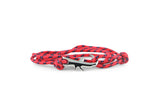 Red Nautical Rope Shark Bracelet
