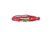 Red Nautical Rope Gold Shark Bracelet