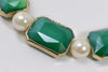 Emerald Glass Stone Bracelet