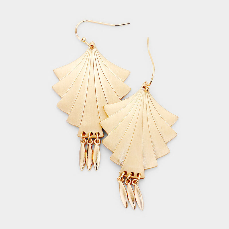 Art Deco Gold Earrings