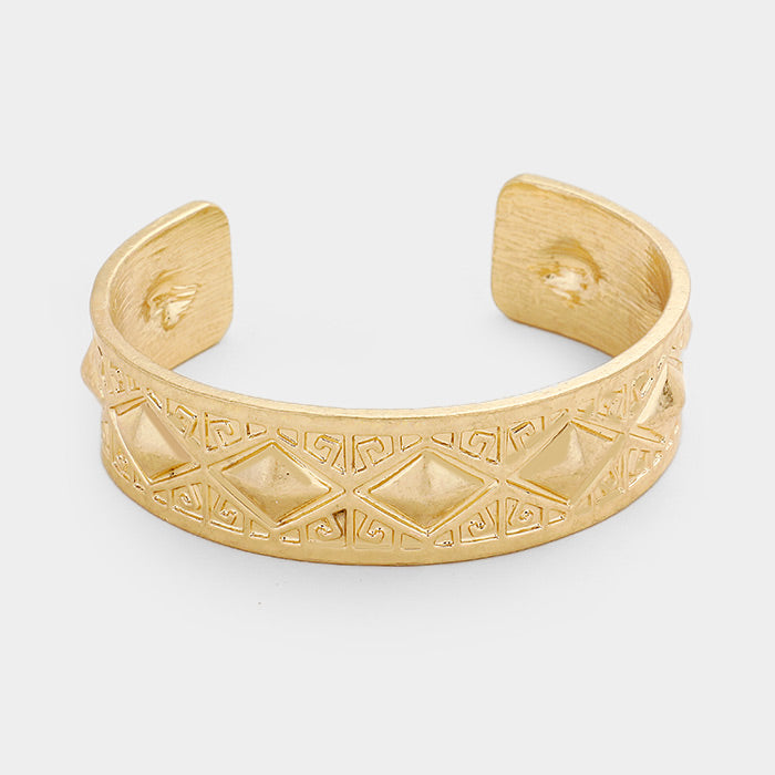Gold Embossed Cuff